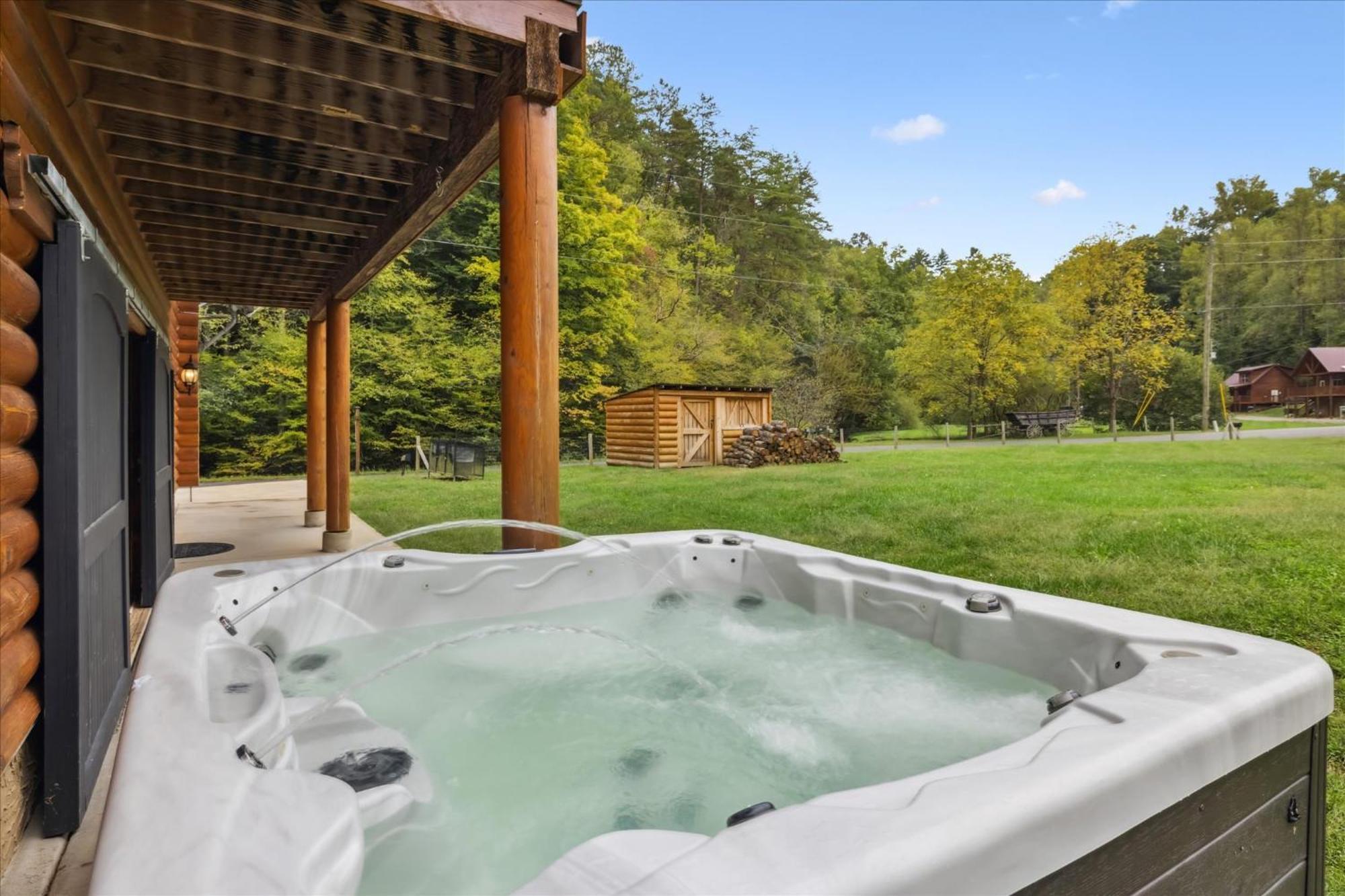 Hot Tub Fire Pit Game Room Theater Easy Access Sleeps 12 - Black Bear Lodge Pigeon Forge Eksteriør bilde